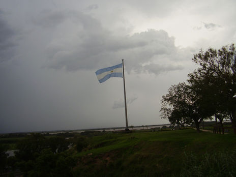 El gris en el cielo...