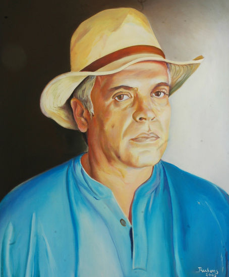 FLAVIO TAVARES Óleo Tela Retrato