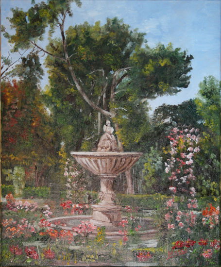 Rincon del Retiro Oil Canvas Landscaping