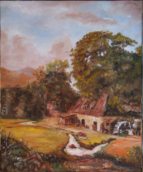 Molino Oil Canvas Landscaping