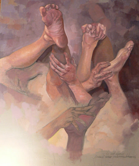 composición 1 Oil Canvas Figure Painting