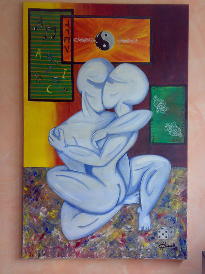 Los Amantes Oil Canvas Nude Paintings