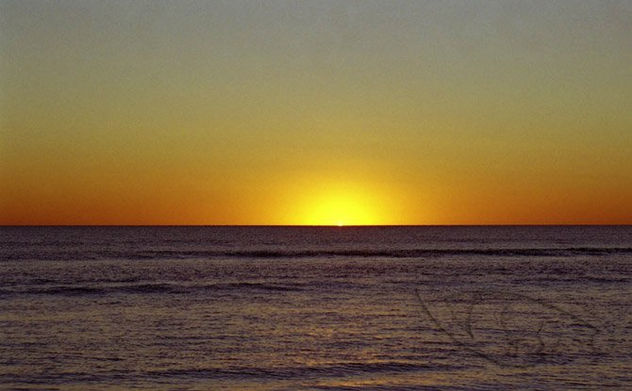 La puesta de Sol en el punto final