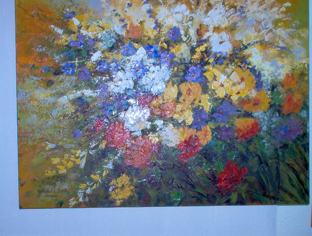 Flores Oil Canvas Landscaping