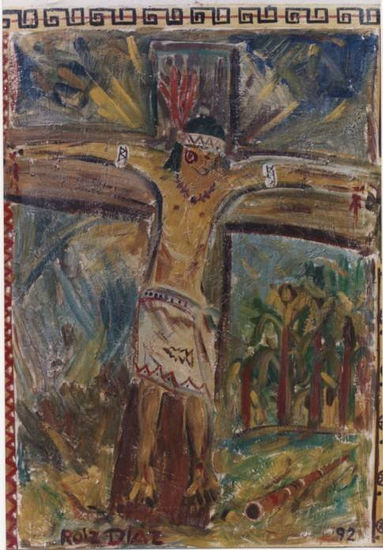 Cristo de Ámerica Oil Others Figure Painting