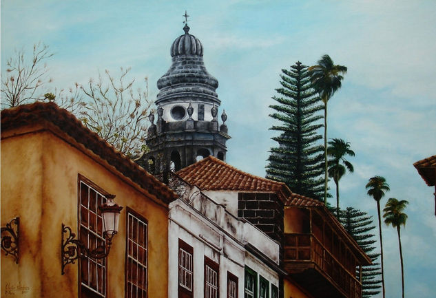 CATEDRAL DE LA LAGUNA Óleo Lienzo Paisaje