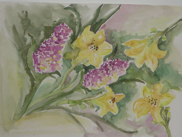 FLORES Watercolour Canvas