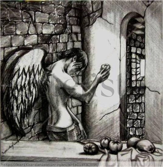 ANGEL Y BODEGON Charcoal