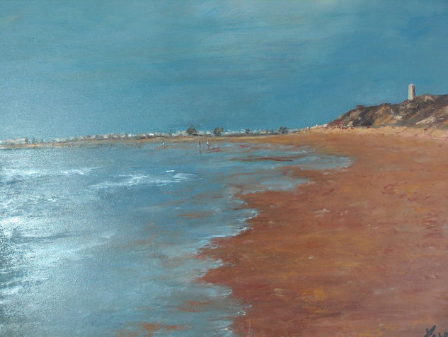 EL PALMAR Oil Canvas Marine Painting