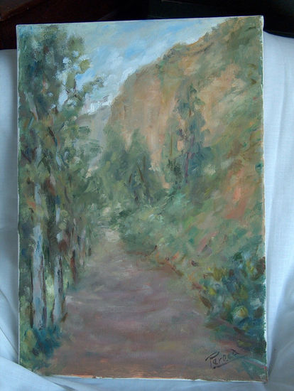 CARRETERA VIEJA DE ARCOS Oil Canvas Landscaping