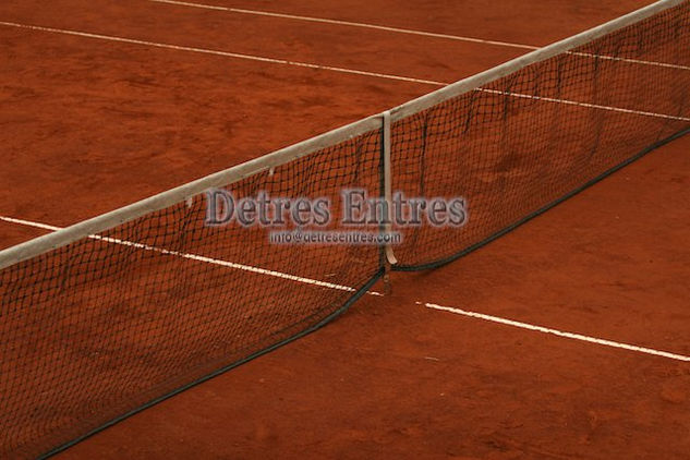 Red de tenis Arquitectura e interiorismo Blanco y Negro (Digital)