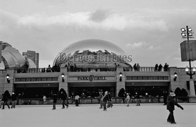 Patinando sobre hielo Arquitectura e interiorismo Blanco y Negro (Digital)