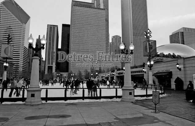 Patinadores Arquitectura e interiorismo Blanco y Negro (Digital)