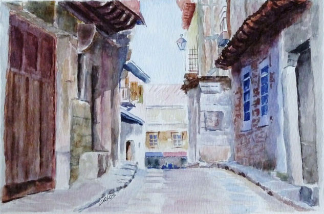 CALLEJUELAS EN LA ALBERCA Watercolour Paper Landscaping