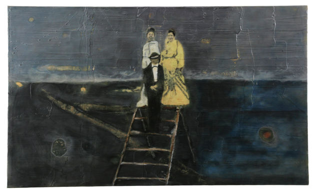 "En la escalera"