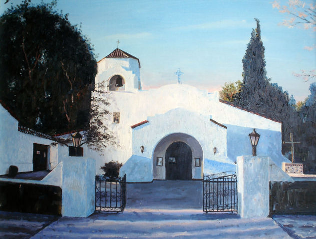 IGLESIA CORDOBESA Oil Canvas Landscaping