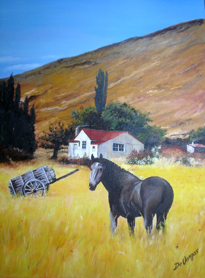 CAMPO AMARILLO Oil Canvas Landscaping