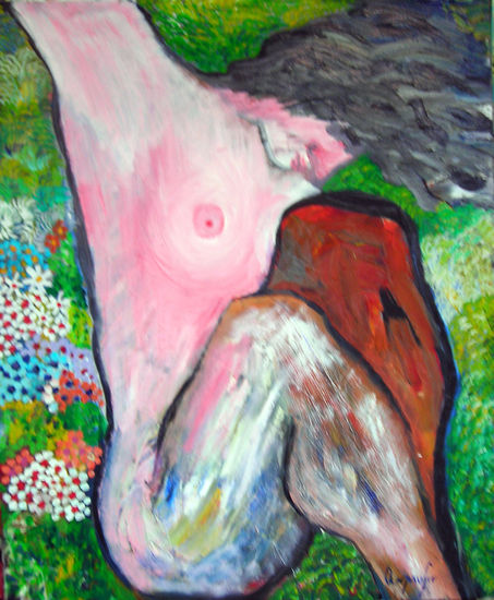 chica2 Oil Canvas Landscaping