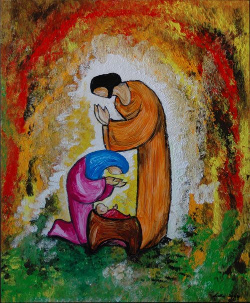pintura-FELIZ NAVIDAD PARA TODOS