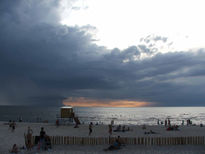 Tormenta en la playa