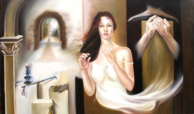 El secreto Oil Canvas Figure Painting