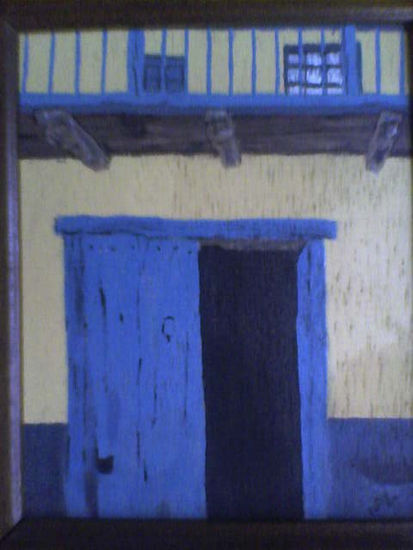 Puerta azul 