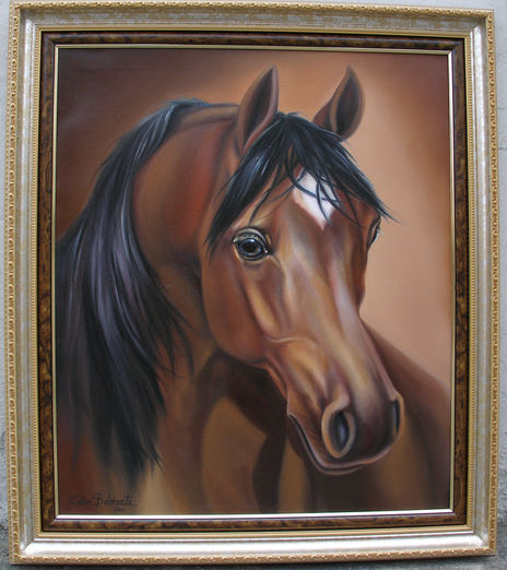 Caballo marrón
