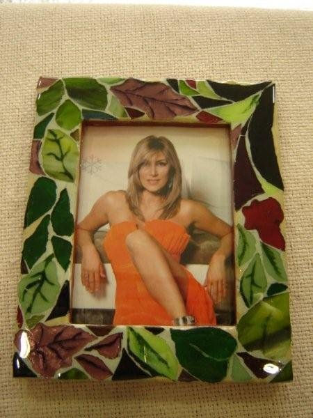 Porta Retrato decorado en Mosaico de Vidrio