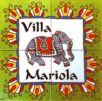 Rótulo Villa Mariola