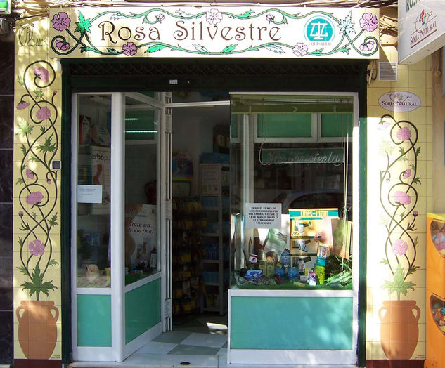 Fachada de Cerámica "Herboristería Rosa Silvestre" 