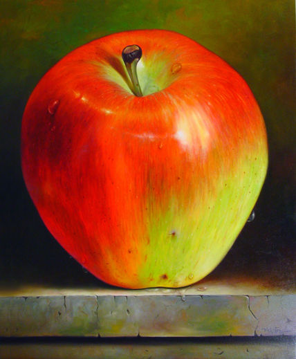 Manzana roja con...