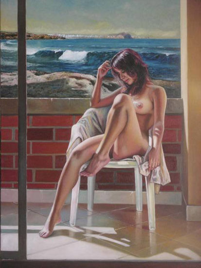 Mediterraneo Oil Canvas Nude Paintings