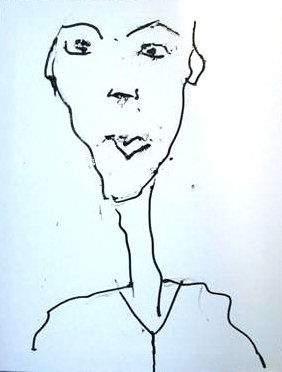 retrato de persona autentica, hombre o mujer,  a la que no conzco y ni siquiera he visto nunca