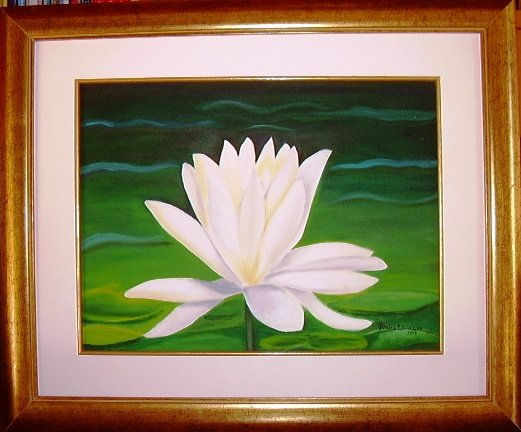 Flor de Loto Oil Canvas Landscaping