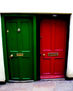 green & red