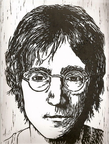 lennon Xilografía