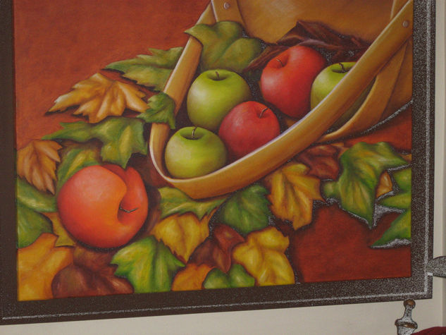 Cesta de Frutas Oil Canvas Landscaping