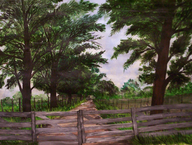 ENTRADA VERDE Acrylic Card Landscaping