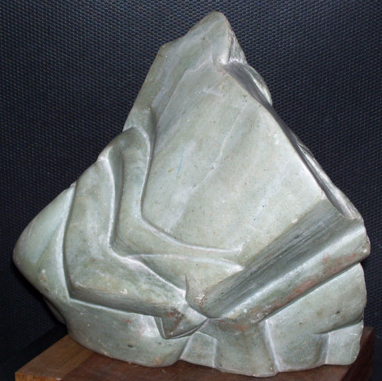 Corazón piedra verde Mármol Figurativa