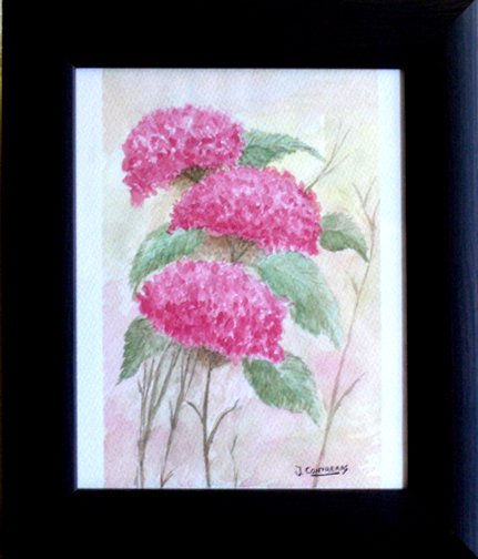 Flores II Watercolour Paper Floral Painting