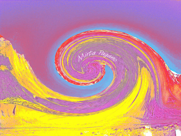 Onda Conceptual/Abstracto Color (Digital)