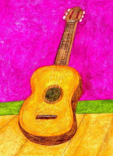 Guitarra Mixed media Others Figure Painting