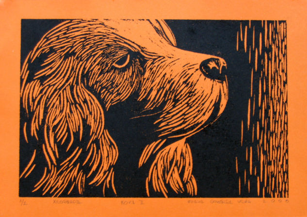 Koka II Woodcut