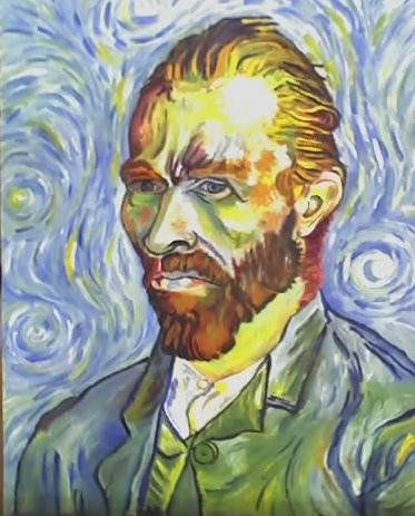 van gogh Oil Canvas Portrait