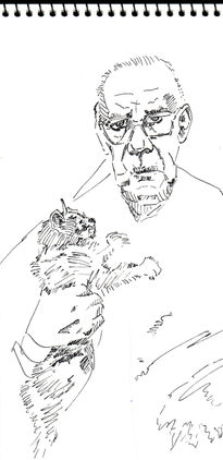 Camilo con gato