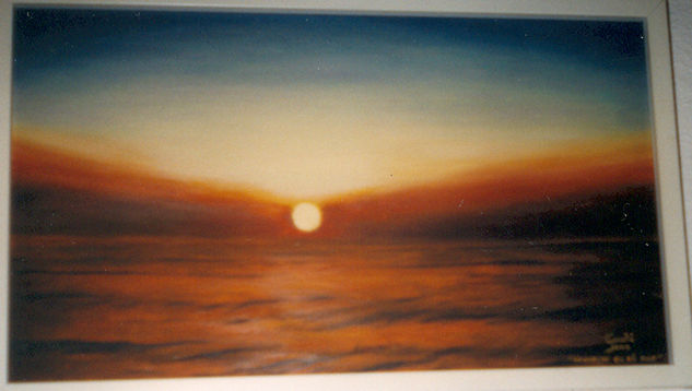 Amanecer en el mar Oil Canvas