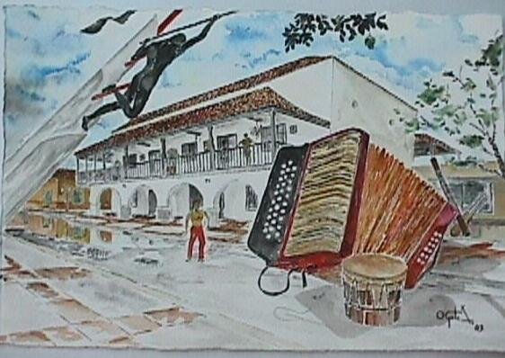 Valledupar 1 Watercolour Paper Others