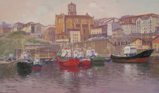 GETARIA Óleo Lienzo Marina