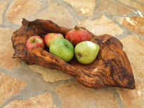 Bowl of olive wood