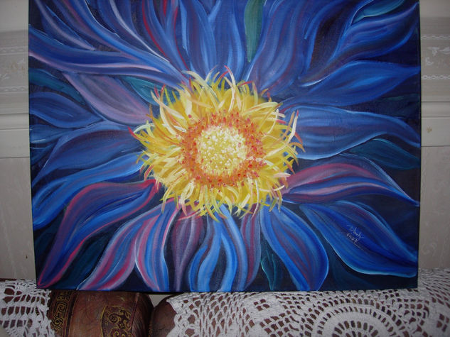 Idealizada Oil Canvas Floral Painting